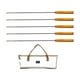 thumbnail image 3 of Brochetas para la parrilla Brochetas de metal para brochetas para pollo BBQ Utensilios de cocina Alfileres para barbacoa blancos Cola Brochetas para asar, 3 of 8