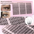 thumbnail image 6 of Lash Clusters Kit Wispy Eyelash Clusters Lashes Natural DIY Lash Extension Kit 10-16mm Cluster Eyelash Extensions Kit 300pcs C Curl Individual Lashes Cluster Eyelash (With Tweezers), 6 of 7