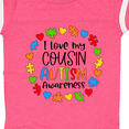 thumbnail image 4 of Inktastic I Love My Cousin Autism Awareness Boys or Girls Baby Bodysuit, 4 of 5