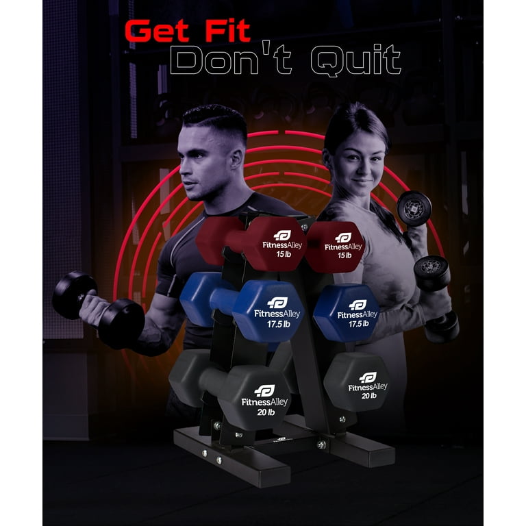 Fitness alley online dumbbell rack