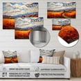 thumbnail image 4 of Designart "Post-Impressionist Fall Journey IV" Vangogh Metal Wall Art Prints, 4 of 5