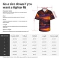 thumbnail image 6 of Lsque Sunset Valley Western Cowboy pattern Hawaiian Shirt for Men, Unisex Summer Beach Casual Short Sleeve Button Down Shirts-X-Large, 6 of 9