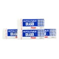 Pentel HiPolymer Block Eraser, Large White 4Pk