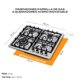 thumbnail image 4 of FLINE | Combo parrilla de gas y campana extractora 60 cm | Pared Botones | Acero Inox |MA4BE60, 4 of 5