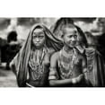 thumbnail image 3 of Flour, Piet 18x13 Black Modern Framed Museum Art Print Titled - Karo girls sharing a scarf, 3 of 5