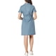 thumbnail image 3 of INSPIRAR CHIC Vestidos de Verano de Manga Corta con Botones para Mujeres XL Azul, 3 of 7