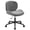 Gray, variant on Armless Vanity Chair with Wheels, Comfy Velvet Desk Chair, Ergonomic Office Chair with Back for Small Space, Pink