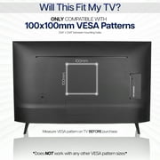 VIVO Sturdy Plastic Polymer RV TV Mount, VESA 100x100mm Mounting Pattern