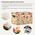 thumbnail image 6 of Cartoon Snail Storage Basket with Handles Collapsible Storage Bins Canvas Fabric Storage Organizer for Shelves Closet Bedroom Living Room 1Pack Decor Gifts, 6 of 7