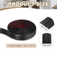 thumbnail image 2 of Wall Corner Protector 0.8 in x 3.3 Ft, Self Adhesive Wall Corner Guard Edge Protector for Ceiling Countertop, Black, 2 of 7