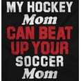 thumbnail image 3 of Hockey Soccer Mom Fight Funny Sports Long Sleeve TShirt Men Women Brisco Brands S, 3 of 6