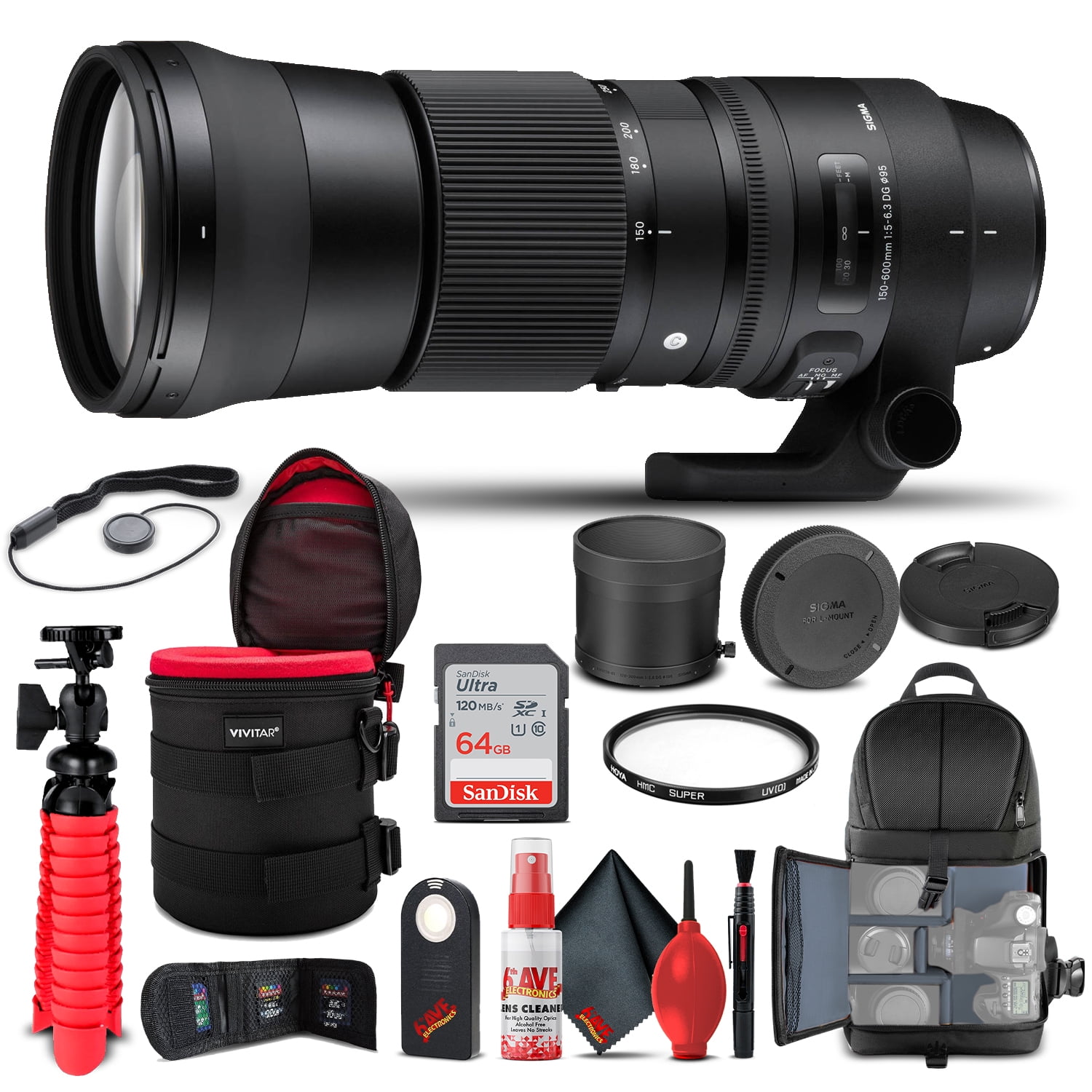 Sigma 150-600mm F5-6.3 DG OS HSM Zoom Lens (Contemporary) for 
