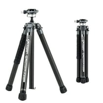 Fotopro 60" Carbon Fiber Tripod with Ball Head, 1.7 lbs Ultralight Travel Tripod for Camera DSLR, Max Load 22lbs,  X-Aircross 3 Lite, Slate Gray