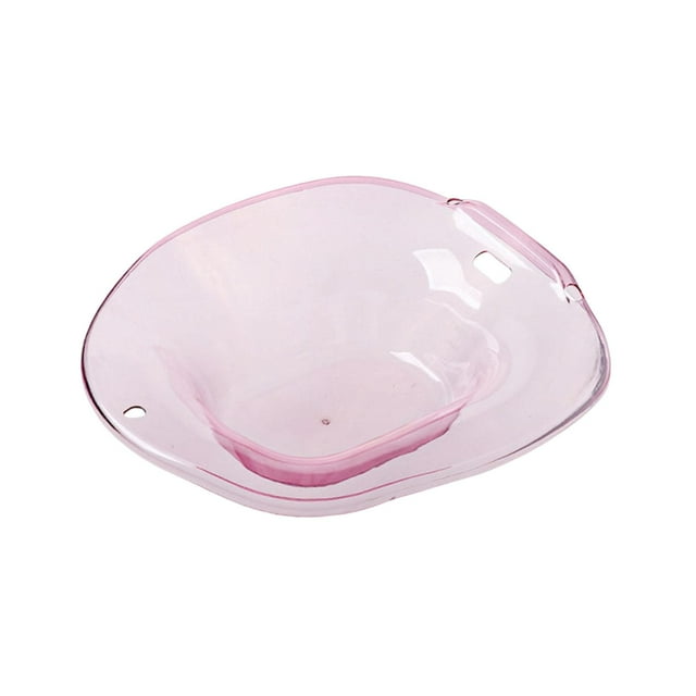 Bunblic Sitz Bath Versatile Wide Seat Sturdy Easy Storage Home Use Ergonomic Soaking Pink PET