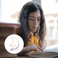 thumbnail image 2 of 1pc Rechargeable Music Desk Lamp Bird Shaped Night Light Styled Lamp (White), 2 of 8