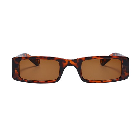 Harpily Womens Sunglasses Unisex Retro Small Square Multi-color PC for Travel Shopping and All-season Use