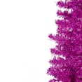 thumbnail image 4 of Northlight 4' Pink Artificial Tinsel Christmas Tree, Unlit, 4 of 5