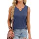 thumbnail image 4 of Xuyuer Womens V Neck Casual Cami Sleeveless Camisole Blouses Summer Basic Tank Shirt, 4 of 9