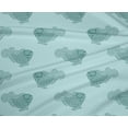 thumbnail image 4 of oneOone Polyester Lycra Fabric Fish Block Print Sewing Fabric BTY 56 Inch Wide, 4 of 4