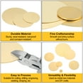 thumbnail image 4 of Uxcell Brass Round Plate, Brass Round Disc Blank Round Metal Sheet Copper Circle Disc for Metal Stamping DIY Crafts 2.5mm x 30mm) 5, 4 of 6