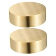 thumbnail image 6 of 2pcs Chinese Calligraphy Paperweight Brass Round Block Paperweight for Holding Paper Flat Desk Decorative Paperweight for Office Home, 6 of 8