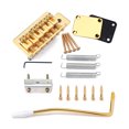 thumbnail image 2 of Guitar Bridge Decorative Multicolored Screws Handy Installation Metal Saddle Electric Plated Musical Equipment Neck Joint Plate Gold, 2 of 9