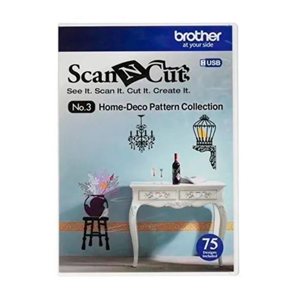 Colección de 75 Patrones Decorativos de Corte Para el Hogar CAUSB3