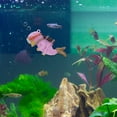 thumbnail image 2 of Unique Bargains Diver Aquarium Decorations Floating Diver Fish Tank Decorations Fun Floating Fish Decor Purple 1 Set, 2 of 7
