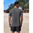 thumbnail image 4 of COOFANDY Mens Quick Dry T Shirts Short Sleeve UPF 50+ Rash Guard Shirts Cooling Shirts for Hot Weather, 4 of 6