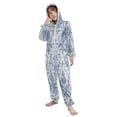 thumbnail image 5 of Soft Big Kids Onesie Pajamas Cozy Loose-Fit Jumpsuits for kids with Pockets for Christmas Lounge & Play Vintage Watercolor Floral Pattern, 5 of 8