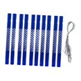 thumbnail image 2 of oshhni 10Pcs Aluminum Wind Chime Tubes Set for Arts and Crafts Outdoor Hanging Yard Blue, 2 of 9