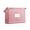 Pink, variant on Linnome Mesh Document Storage Bag Zippered Paper File Organizer with Label Pocket Portable Office Paper Folder for Notebook Stationery A4 Document Supply Storage