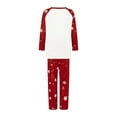 thumbnail image 5 of Nituyy Merry Christmas Family Matching Pajamas Sets Plaid Deer Print Holiday Xmas Pjs Sleepwear For Family, 5 of 10