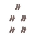 thumbnail image 2 of Jumpingount 1 par de calcetines antideslizantes de tubo medio para otoño e invierno para hombre, calcetería y cómoda, accesorio informal a Type5 NO5, 2 of 6
