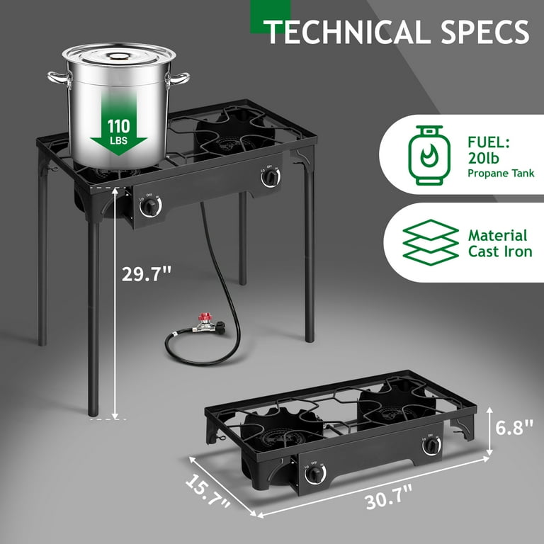 キッチン家電 peak GigaPower Two Burner Stand GigaPower Stove