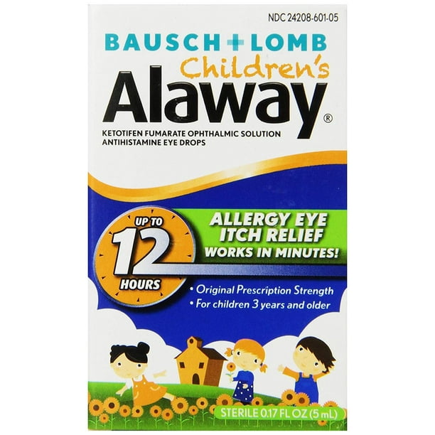 Bausch + Lomb Alaway Children's Antihistamine Eye Drops, 0.17 Ounce