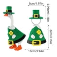 thumbnail image 3 of Porch Goose Outfits, Outdoor White Goose Statue with Costume set Garden Decor, for Holiday Porch ,Gooses Clothes Yard Accent for Home Decors Housewarming Gifts, 3 of 4
