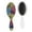 White-679, variant on Rustic Sunflower and Wildflowers Hair Brush, Vintage Boho Chic Detangler with Artistic Watercolor Floral Pattern