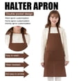 thumbnail image 5 of LNGOOR Professional Grade Apron for Kitchen, Grill, and BBQ(Brown), 5 of 8