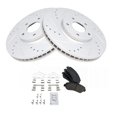 thumbnail image 6 of TRQ Front Ceramic Brake Pad & Performance Coated Rotor Kit w/Chemicals BKA18107, 6 of 6