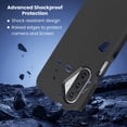 thumbnail image 2 of Entronix Heavy Duty Case Compatible with Galaxy A26, Shockproof Hard Cover, Black, 2 of 7