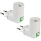 thumbnail image 1 of 2pcs E27 Socket With Wireless Switch,e27 Led Light Bulb Base,quick Light Plastic Socket,for Garage Lamp, 1 of 5