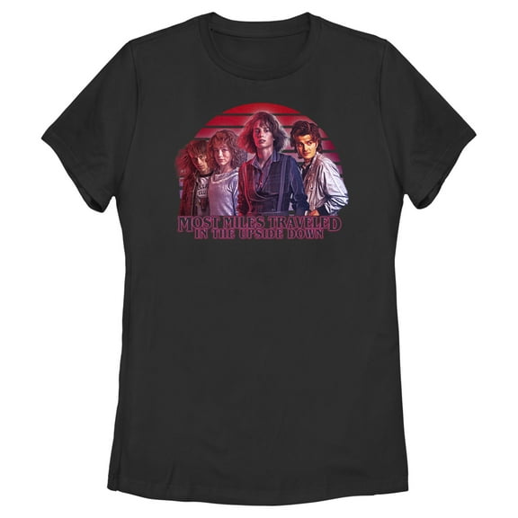 Netflix Women's Stranger Things Teen Group Shot Graphic T-Shirt
