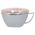 thumbnail image 1 of Bol à Soupe en Acier Inoxydable à Double Poignée, Bol à Nouilles Instantanées Compatible Micro-Ondes, Bol Alimentaire Portable avec Couvercle, Contenant de Conservation des Aliments pour Pique-Nique en Plein Air Camping au Quotidien, Bleu Pâle, 1 of 8