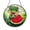 Acrylic 3.5 Inch, variant on Cute Dinosaur Stained Glass Style Window Suncatcher Hanging Decor, Watermelon Theme Decorative Glass Panel Art for Kids Room Window Ornament