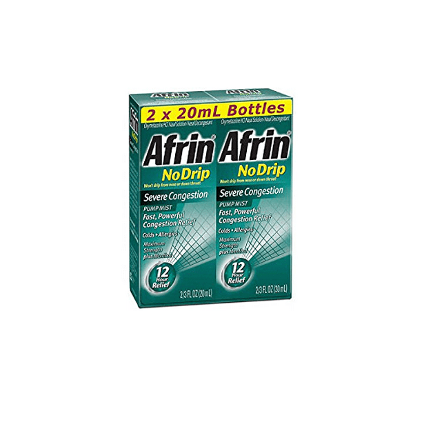 Afrin No Drip Severe Congestion Nasal Spray (20 ml each, 2 pk