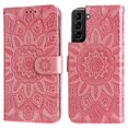 thumbnail image 1 of Funda tipo cartera GANGXUN para Samsung Galaxy S21 Plus , diseño girasol, cuero PU, soporte, cierre magnético, tarjetero, 1 of 5