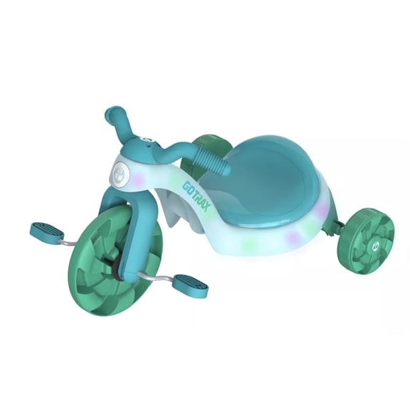 GOTRAX Light-Up 12" Kids' Trike in Teal Blue – Spark Fun & Adventure for Ages 3 