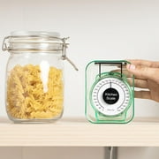 Food Scale Mechanical Dial Kitchen Scale,Vintage Retro Look Kitchen Food MechanicalScale Tool Analog Dial Removable Bowl,Removable Measuring Cup, Tare Function, KitchenFriendly