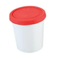 thumbnail image 1 of Vaso de pinta para helado, recipiente para postres, helado casero, yogur rojo, 1 of 9